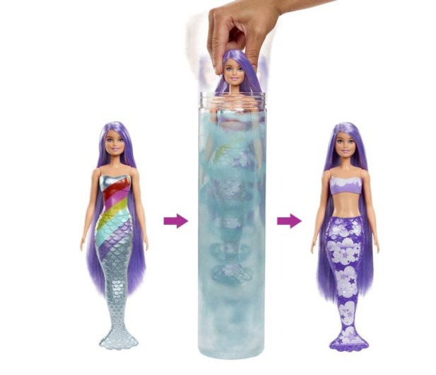 Barbie Color Reveal Kolorowa syrenka - 1033094 - zdjęcie 2
